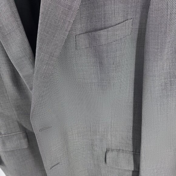 Joseph Abboud Black White Wool Blazer – Size 48R – Two-Button Sport Coat - Picture 9 of 10